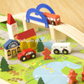 Горячая распродажа деревянные головоломки железнодорожного тран образования игрушка